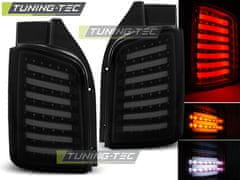 TUNING TEC  Zadní světla VW T5 2003-2009 / 2010-2015 kouřovo-černé LED TRANSPORTER