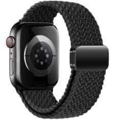 Tech-protect Nylon Mag řemínek na Apple Watch 42/44/45/49mm, black