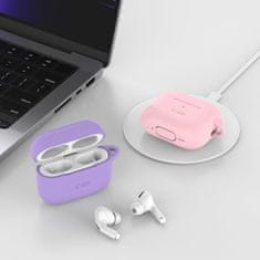 Tech-protect Silicone Hook pouzdro na Apple AirPods Pro 1 / 2, šedé