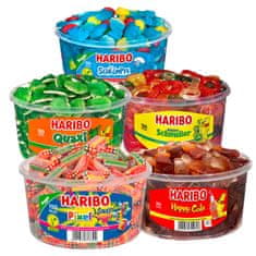 Haribo Haribo Kinder Party Sada želé bonbonů v dózách 5 ks