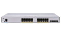 Cisco CBS250-24PP-4G-EU 24-port GE Smart Switch, 24x GbE RJ-45, 4x 1G SFP, PoE+ 100W