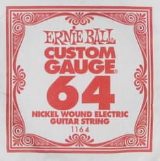 Ernie Ball 1164 Ernie Ball .064 Nickel Wound Electric Guitar Strings Single - jednotlivá struna - 1ks