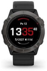 Garmin fenix6X Sapphire, GrayDLC/Black Band