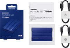 Samsung T7 Shield, 2TB, modrá