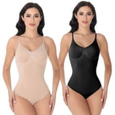 VivoVita KLOSIS Curve Body – Tvarující body, černá, L