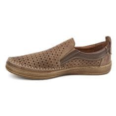 Pánské ažurové mokasíny slip-on velikost 48