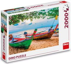 Dino Puzzle Rybářské loďky 2000 dílků