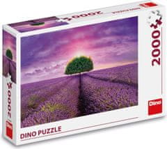 Dino Puzzle Levandulové pole 2000 dílků