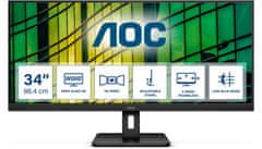 AOC U34E2M - LED monitor 34"