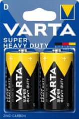 Varta baterie Super Heavy Duty D, 2ks