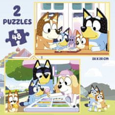 Educa Puzzle v kufříku Bluey 2v1 (48 dílků)