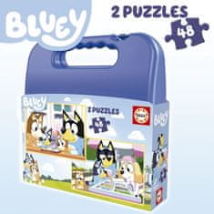 Educa Puzzle v kufříku Bluey 2v1 (48 dílků)