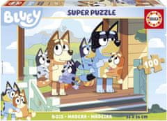 Educa Dřevěné puzzle Bluey 100 dílků