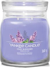 Yankee Candle Vonná svíčka Signature ve skle střední Lilac Blossoms 368g