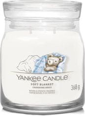 Yankee Candle Vonná svíčka Signature ve skle střední Soft Blanket 368g