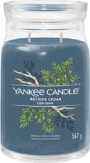 Yankee Candle Vonná svíčka Signature ve skle velká Bayside Cedar 567g