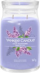 Yankee Candle Vonná svíčka Signature ve skle velká Lilac Blossoms 567g