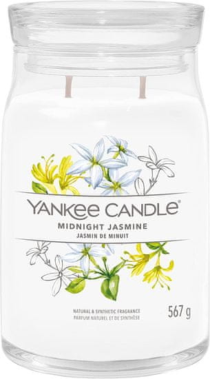 Yankee Candle Vonná svíčka Signature ve skle velká Midnight Jasmine 567g