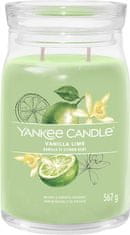 Yankee Candle Vonná svíčka Signature ve skle velká Vanilla Lime 567g