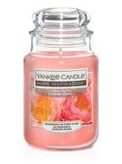 Yankee Candle Vonná svíčka Classic ve skle velká Coral Peony 538 g