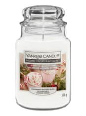 Yankee Candle Vonná svíčka Classic ve skle velká Candy Cane Milkshake 538 g