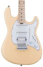 Sterling by MusicMan SUB Sterling by MusicMan Guitar Cutlass CT30HSS Vintage Cream