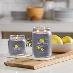 Yankee Candle Vonná svíčka Signature ve skle velká Black Tea & Lemon 567g