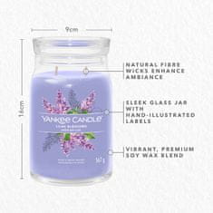 Yankee Candle Vonná svíčka Signature ve skle velká Lilac Blossoms 567g