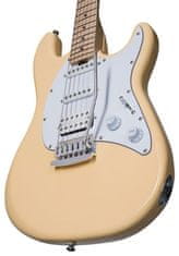 Sterling by MusicMan SUB Sterling by MusicMan Guitar Cutlass CT30HSS Vintage Cream