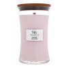 Woodwick Vonná svíčka s dřevěným knotem velká Rosewood 609 g