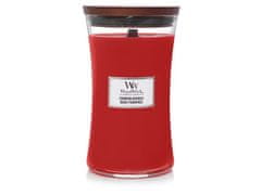 Woodwick Vonná svíčka s dřevěným knotem velká Crimson Berries 609 g