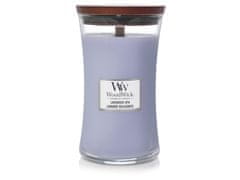 Woodwick Vonná svíčka s dřevěným knotem velká Lavender Spa 609 g