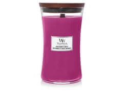 Woodwick Vonná svíčka s dřevěným knotem velká Wild Berry & Beets 609 g