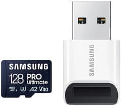 Samsung PRO Ultimate UHS-I U3 (Class 10) SDXC 128GB + USB adaptér