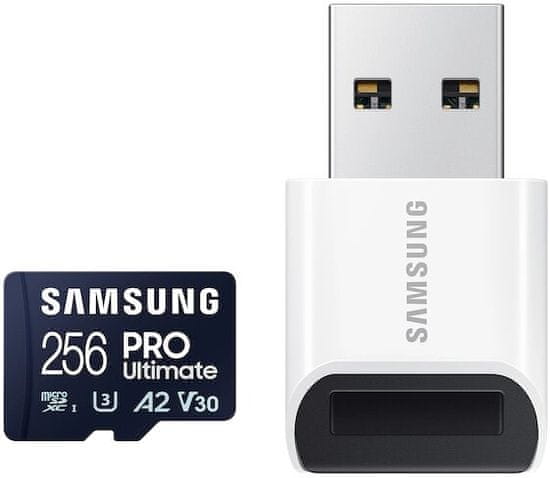 Samsung PRO Ultimate UHS-I U3 (Class 10) SDXC 256GB + USB adaptér