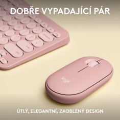 Logitech Pebble 2 Combo MK380s, rose