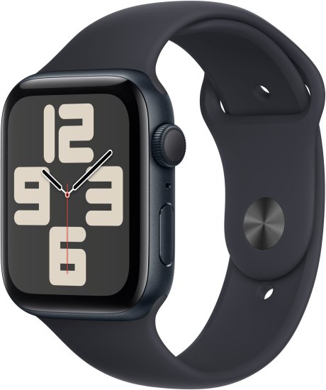 Apple Apple Watch SE 2023, 44mm, Midnight, Midnight Sport Band - M/L - rozbaleno