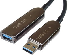 PremiumCord USB3.0 + 2.0 prodlužovací optický AOC kabel A/Male - A/Female 7m