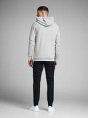 Jack&Jones Pánská mikina Regular Fit JJECORP 12137054 Light Grey Melange (Velikost S)