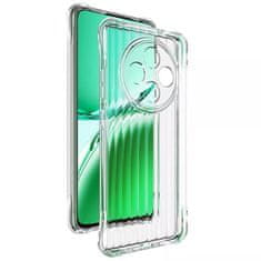 Techsuit Silikonové pouzdro se zesílenými hranami pro Oppo Reno12 F/Reno12 FS - Transparentní KP33143