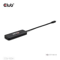 Club 3D hub MST USB-C na 3xHDMI, Single: 8K30Hz, Triple: 4K60Hz (CSV-1554)