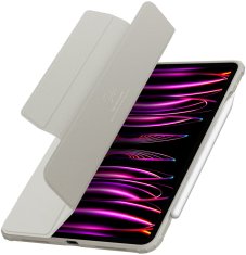 Spigen Spigen ochranný kryt AirSkin pro Apple iPad Pro 11" (2022/2021/2020/2018), šedá - rozbaleno