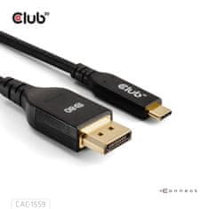 Kabel USB-C na DisplayPort 2.1, 10K60Hz, DSC1.2, UHBR10, 1m (CAC-1559)