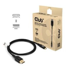 Club 3D Kabel USB-C na DisplayPort 2.1, 10K60Hz, DSC1.2, UHBR10, 1m (CAC-1559)