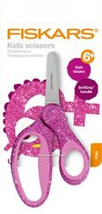 Fiskars Nůžky "Glitter Kids", růžová, školní, 13 cm, 1064074