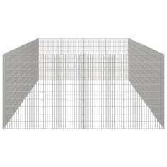 Petromila Ohrádka pro zvířata 24 panelů 54 x 100 cm pozinkované železo