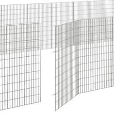 Petromila Ohrádka pro zvířata 48 panelů 54 x 100 cm pozinkované železo