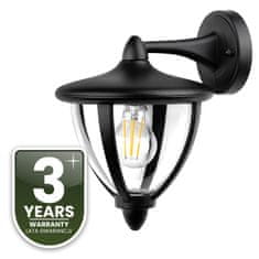 LUMILED Zahradní lampa E27 venkovní fasádní nástěnné svítidlo ARETOS IP44