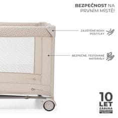 Kinderkraft cestovní postýlka JOY 2 BEIGE