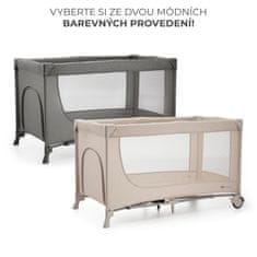 Kinderkraft cestovní postýlka JOY 2 BEIGE